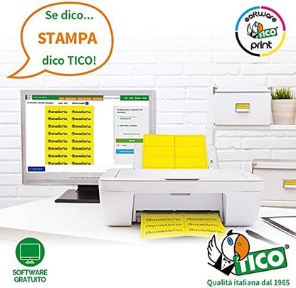 Tico LP4W - 10574 Multi-Use Labels 105 x 74 mm White