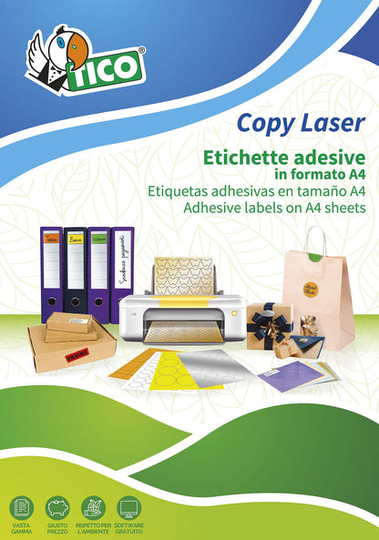 Tico LP4W - 10574 Multi-Use Labels 105 x 74 mm White