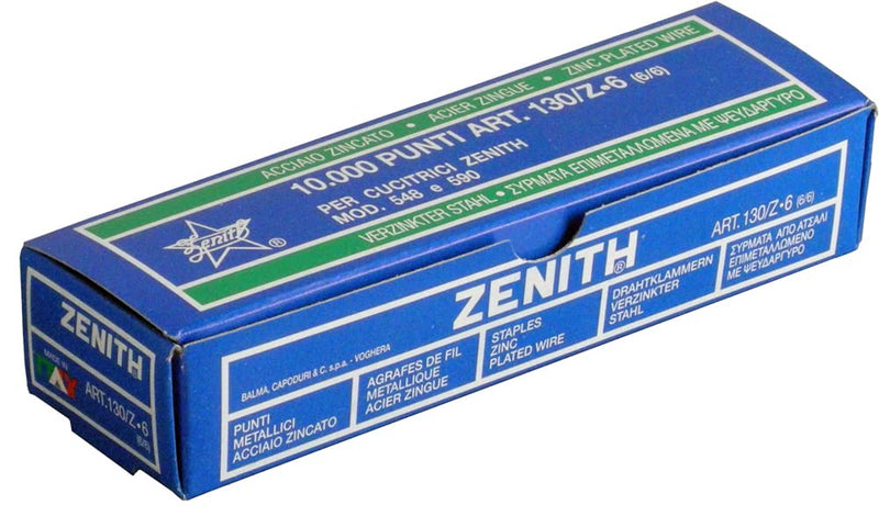 Zenith - SCATOLA 1000 PUNTI Zenith 130/Z6 (6/6) in A [Conf 10 pz