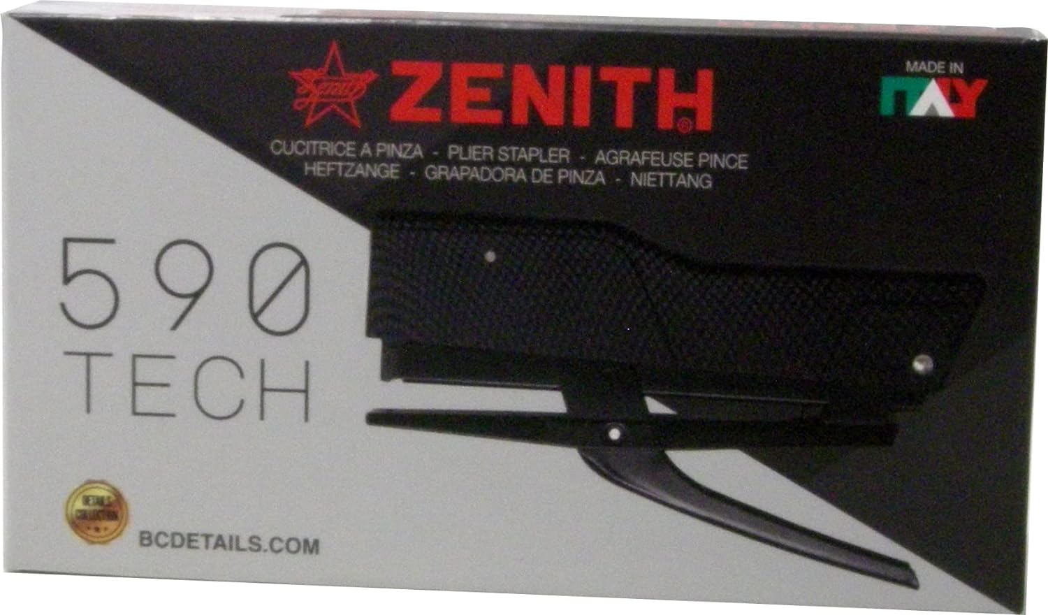 ZENITH Stapler Art. 590 TECH Color Black Carbon