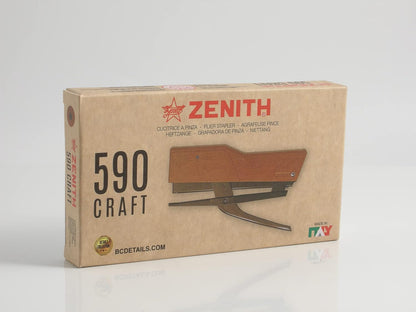 Stapler ZENITH 590 Craft Cap in Wood Color with Brilliant Iridescent Gold Body Paint