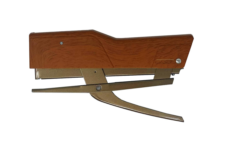 Stapler ZENITH 590 Craft Cap in Wood Color with Brilliant Iridescent Gold Body Paint