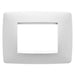 Placca One 3P Bianco Latte