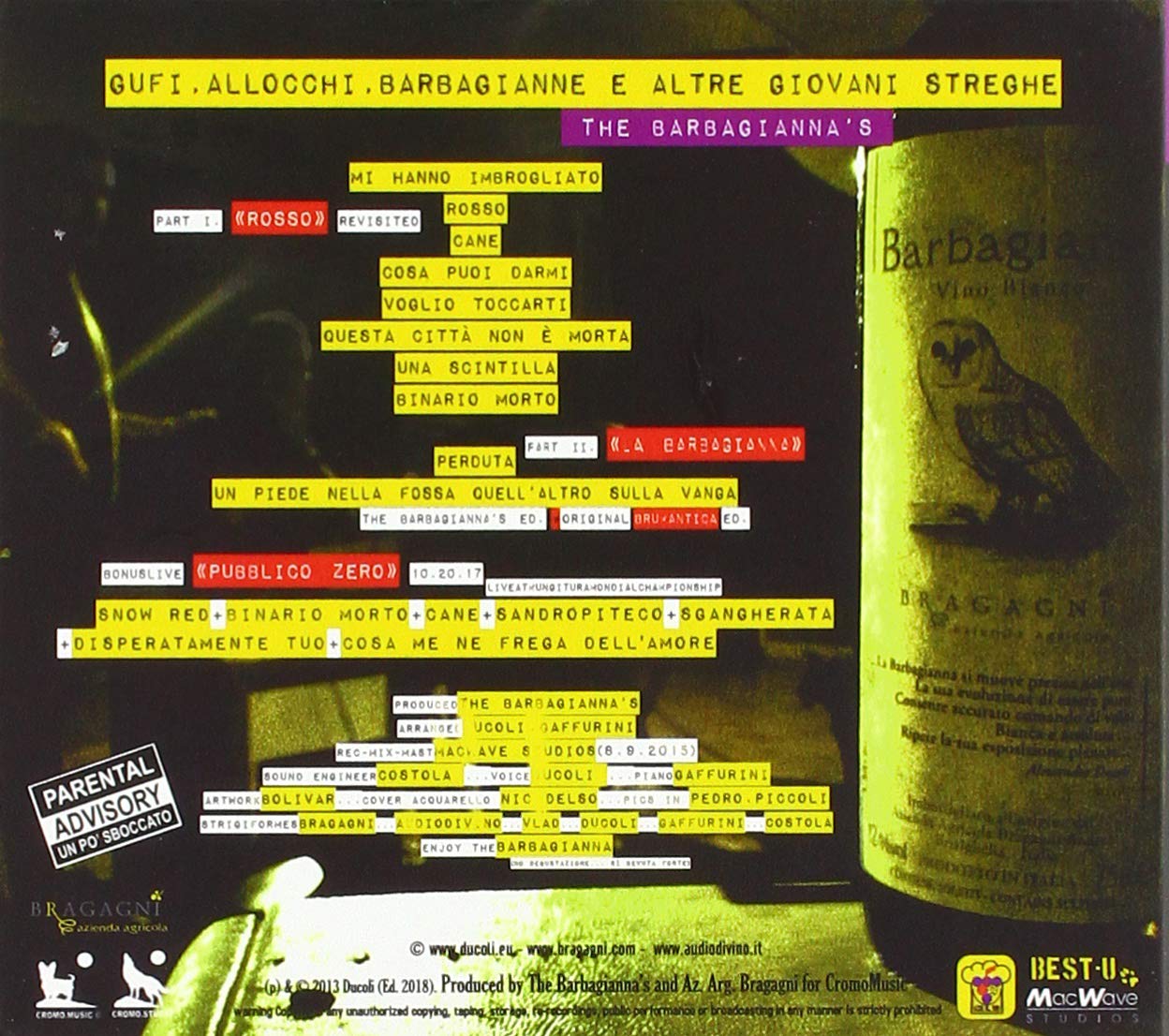 Barbagianna`S (Alessandro Ducoli) - Gufi Allocchi Barbagianne E Altre Giovani Streghe