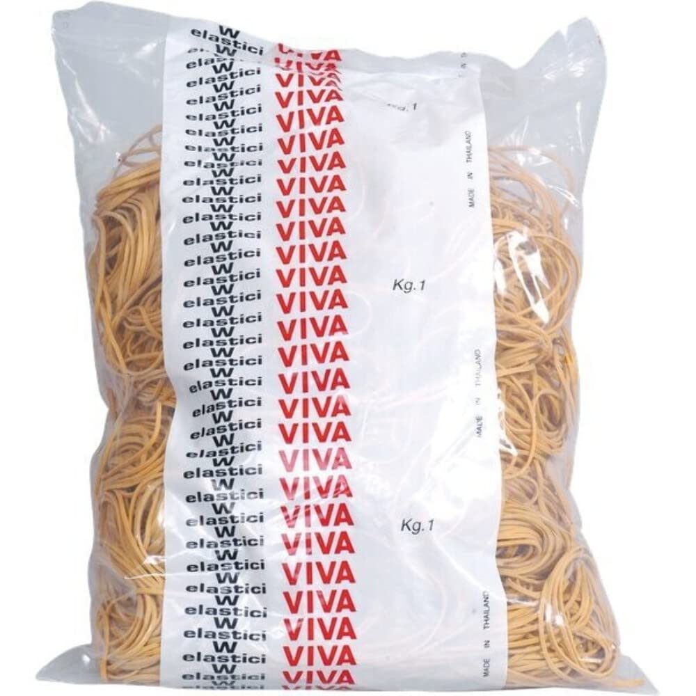 Viva E050 Rubber Bands, 50 mm Pack of 1000