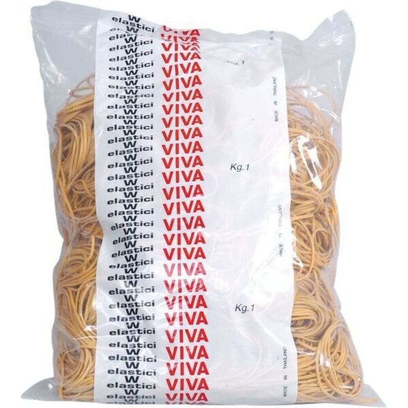 Viva E050 Rubber Bands, 50 mm Pack of 1000