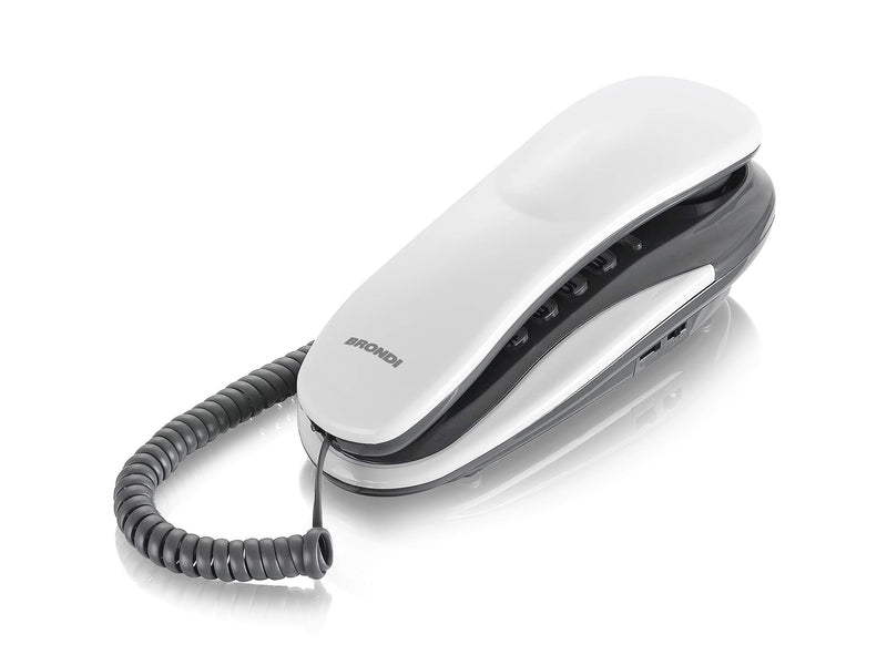 Brondi kenoby – Phone (Phone Analog, Terminal with Cable Connection, Black/White)