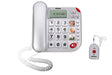 Brondi Super Bravo Plus Telefono Fisso, Argento