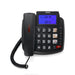 Brondi Bravo 90 LCD Telefono Fisso, Nero