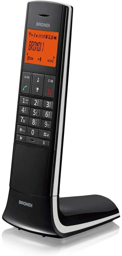 Telefono Cordless Brondi Lemure Nero