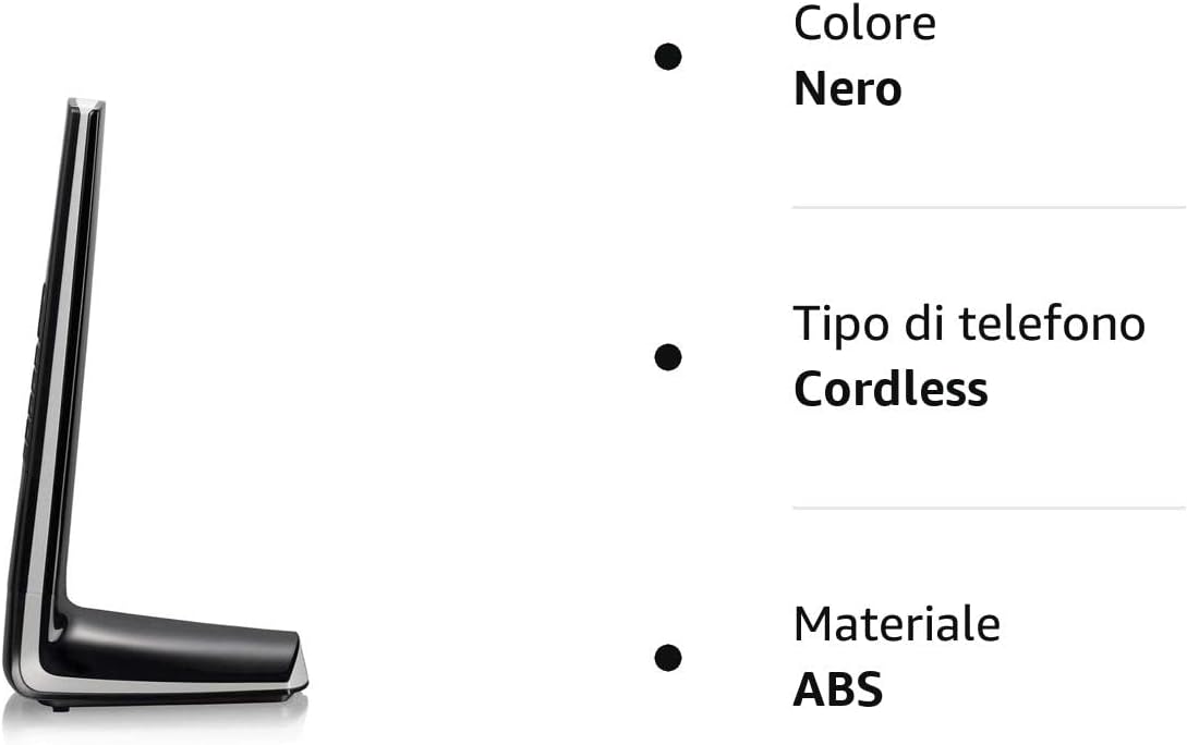 Telefono Cordless Brondi Lemure Nero