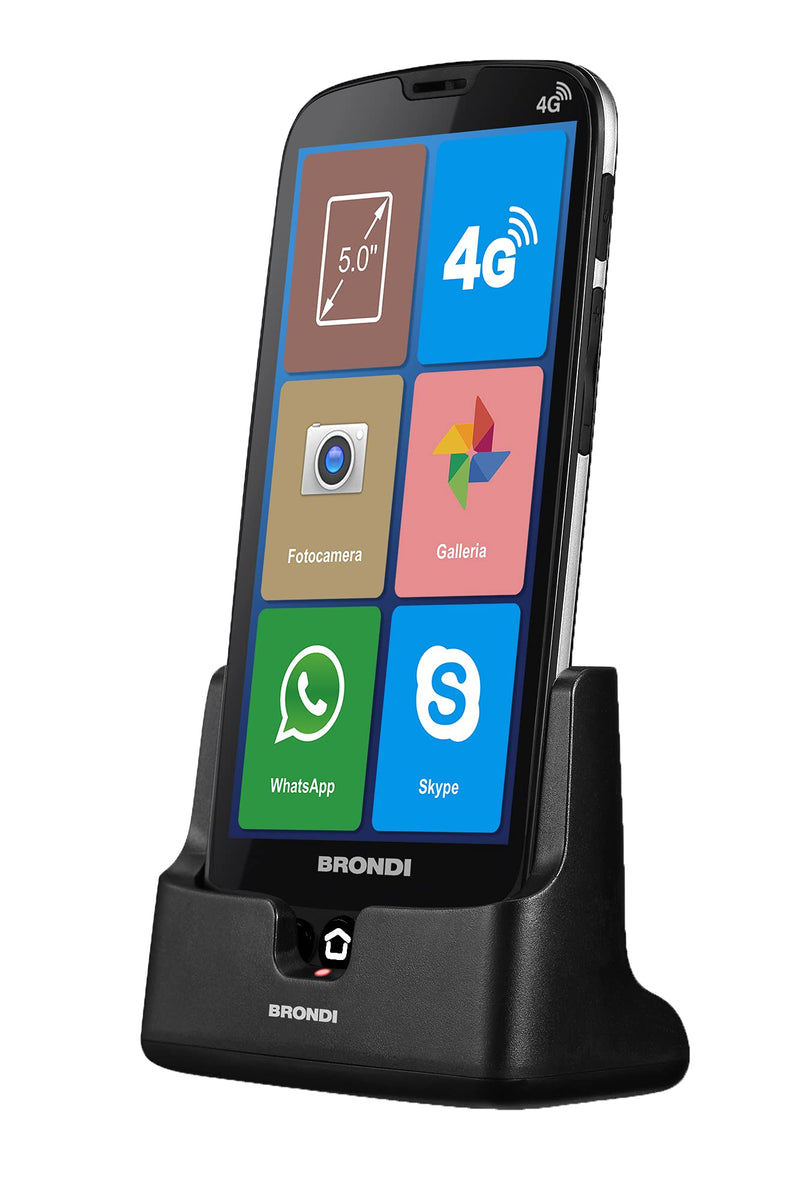 Brondi Amico Smartphone XS 12,7 cm (5") Double SIM Android 10.0 4G USB Type-C 1 Go 8 Go 2200 mAh Noir