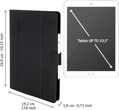 Tucano TAB-FAP10-BK funda para tablet 25,4 cm (10") Folio Negro - Fundas para tablets (Folio, Universal, 25,4 cm (10"), Negro
