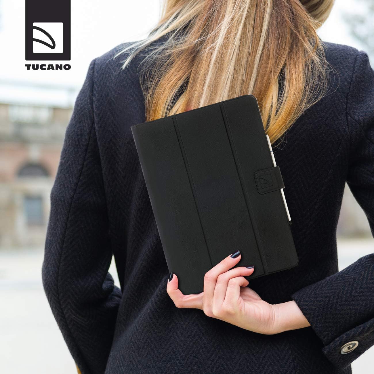 Tucano TAB-FAP10-BK funda para tablet 25,4 cm (10") Folio Negro - Fundas para tablets (Folio, Universal, 25,4 cm (10"), Negro
