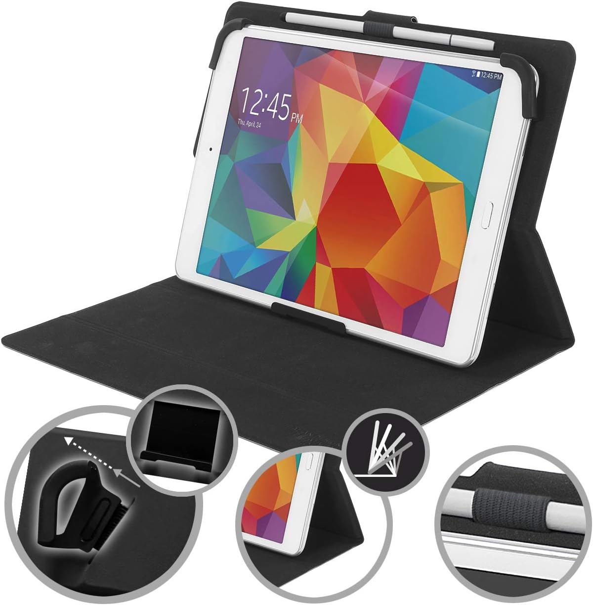 Tucano TAB-FAP10-BK funda para tablet 25,4 cm (10") Folio Negro - Fundas para tablets (Folio, Universal, 25,4 cm (10"), Negro