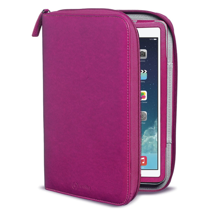 Celly Organizer Case with Zip for iPad Air, Red