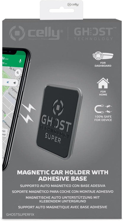 Celly Universal Magnetic Smartphone Holder Ghost Super Fix