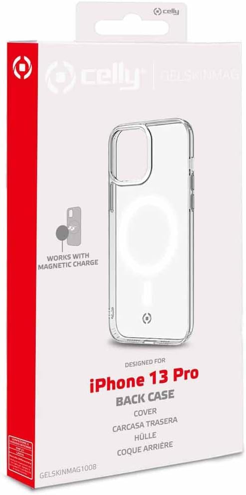 CELLY Cover mag iPhone 13 Pro Transparent