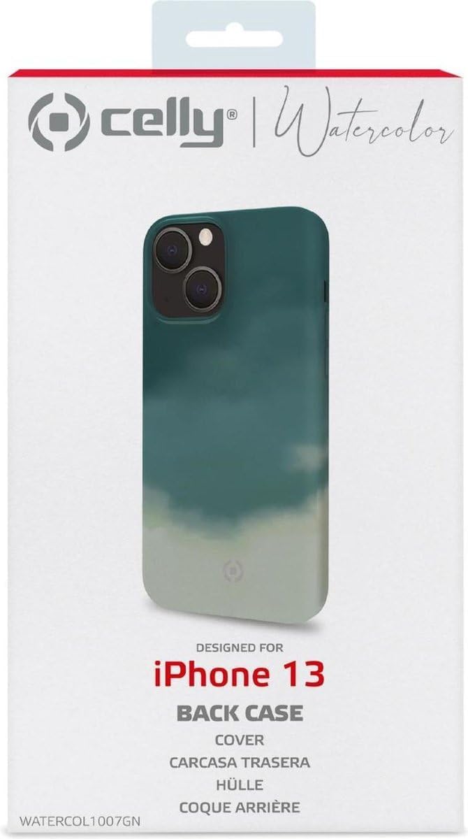CELLY Cover iPhone 13 Watercolor Green