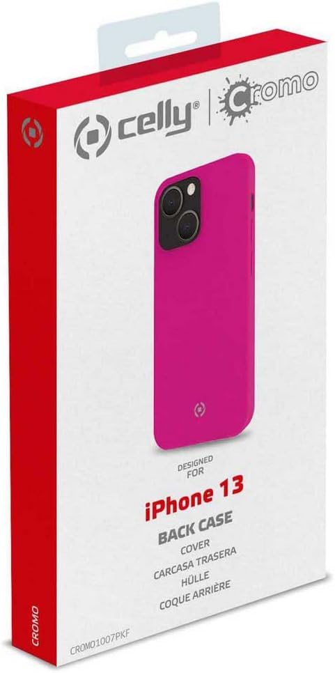 Celly Cover iPhone 13 Chrome Pink