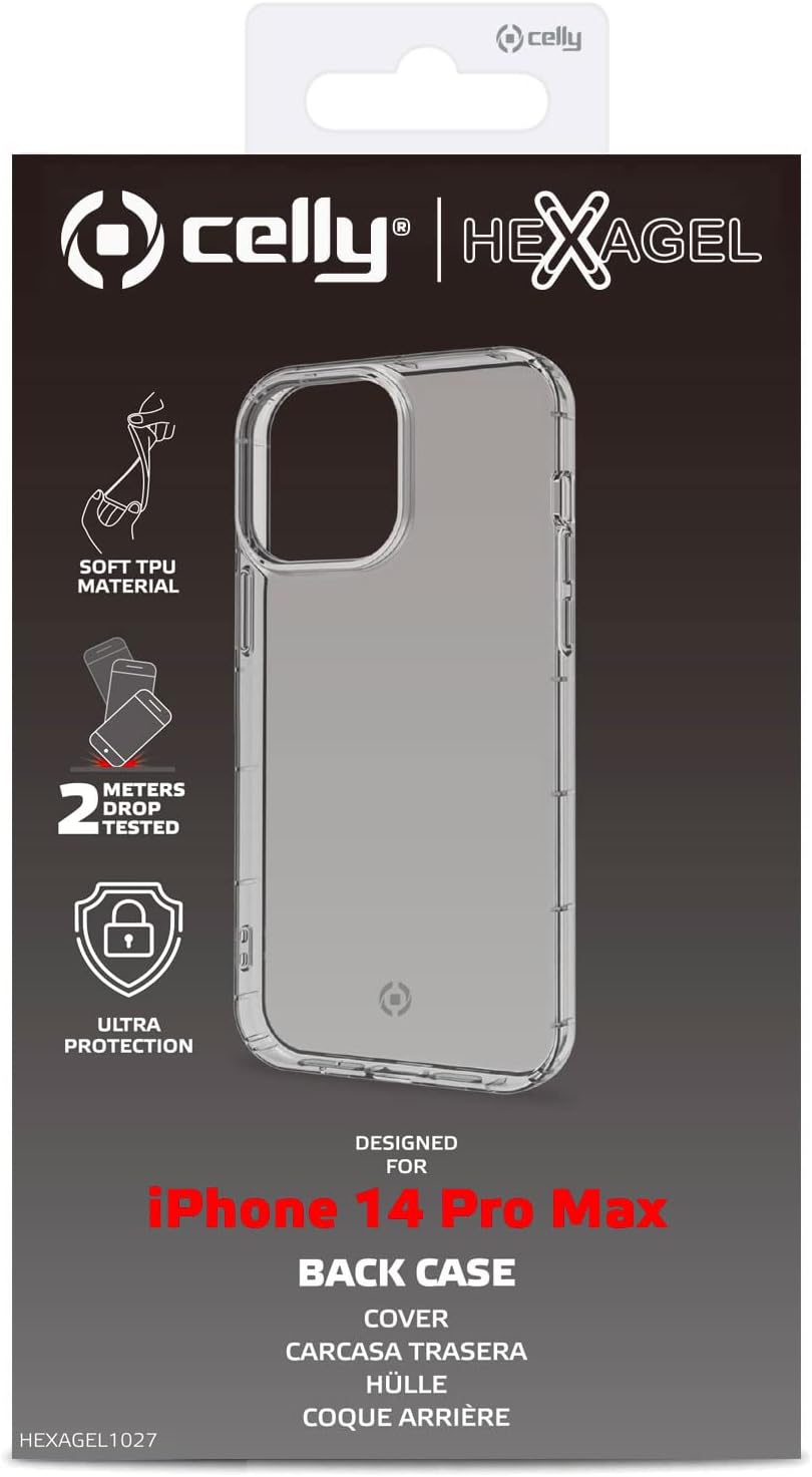 Celly HEXAGEL IPH14 PROMAX COVER Black