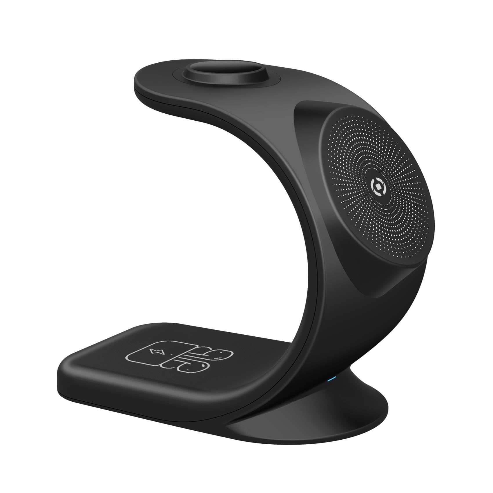 Magsafe Stand Charge 3In1 Black