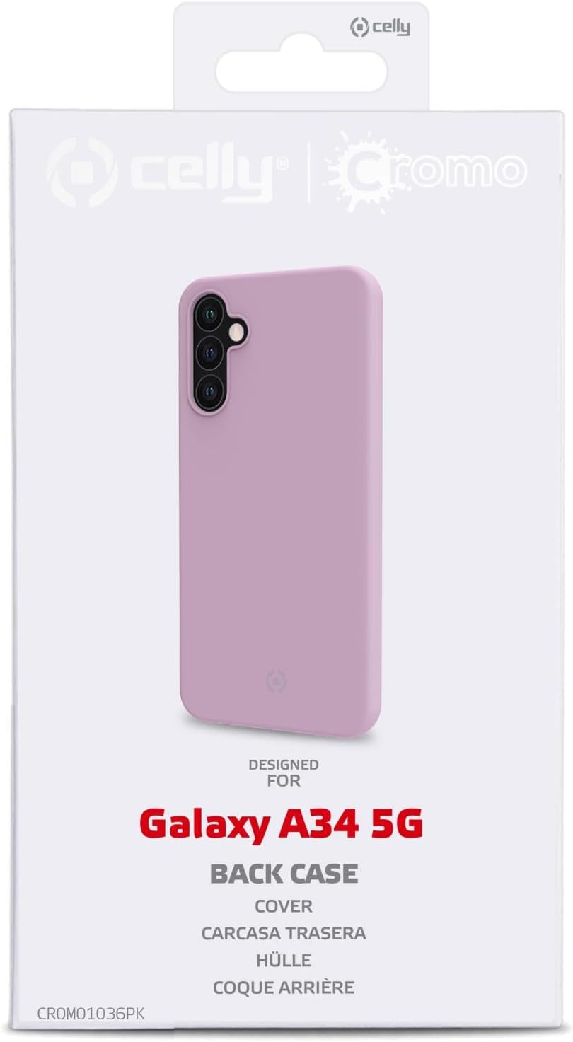 CELLY FUNDA CROMO Galaxy A34 5G ROSA