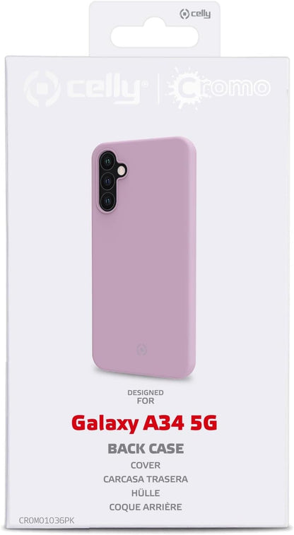 CELLY FUNDA CROMO Galaxy A34 5G ROSA