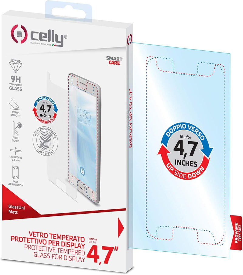 Celly Matt Screen Protector for Smartphone Upto 4.7-Inch Screen