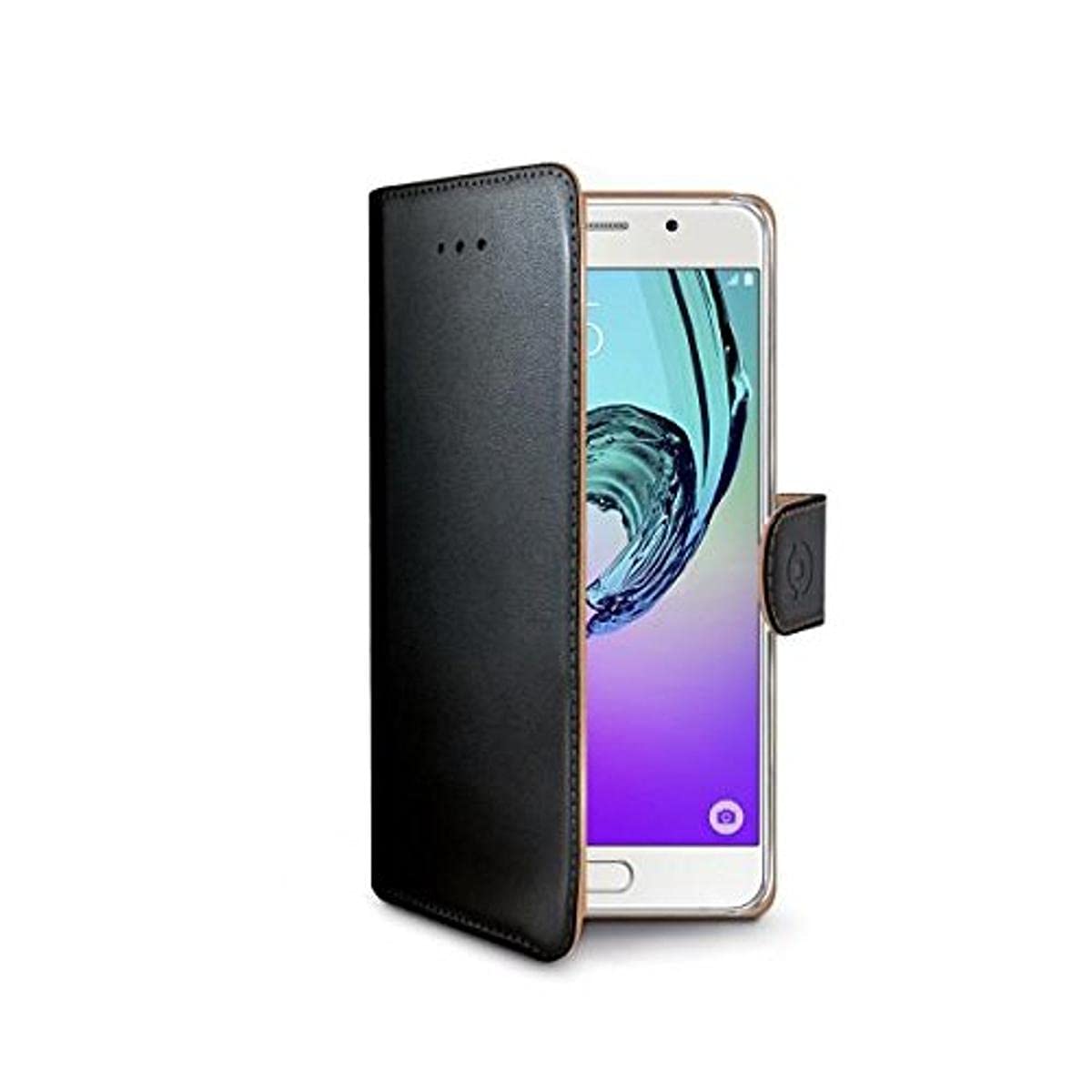 Celly Wally Eco Leather Wallet Case with Card Folder for Samsung Galaxy J5