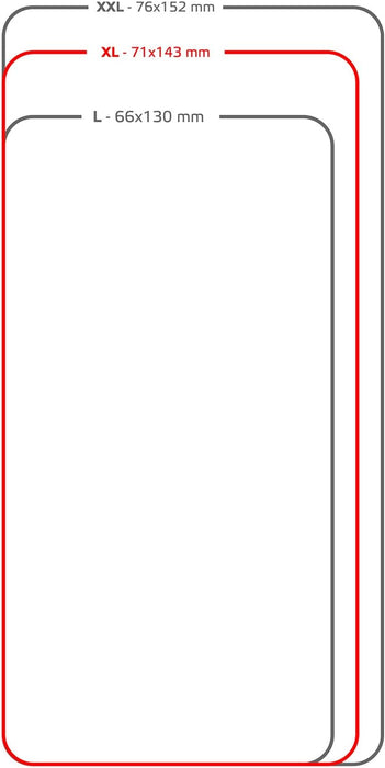 Celly unicaview Universal Case with Front Window with Slide Touch System for 4.5 "-5.0 Inch Smartphones Tiffany