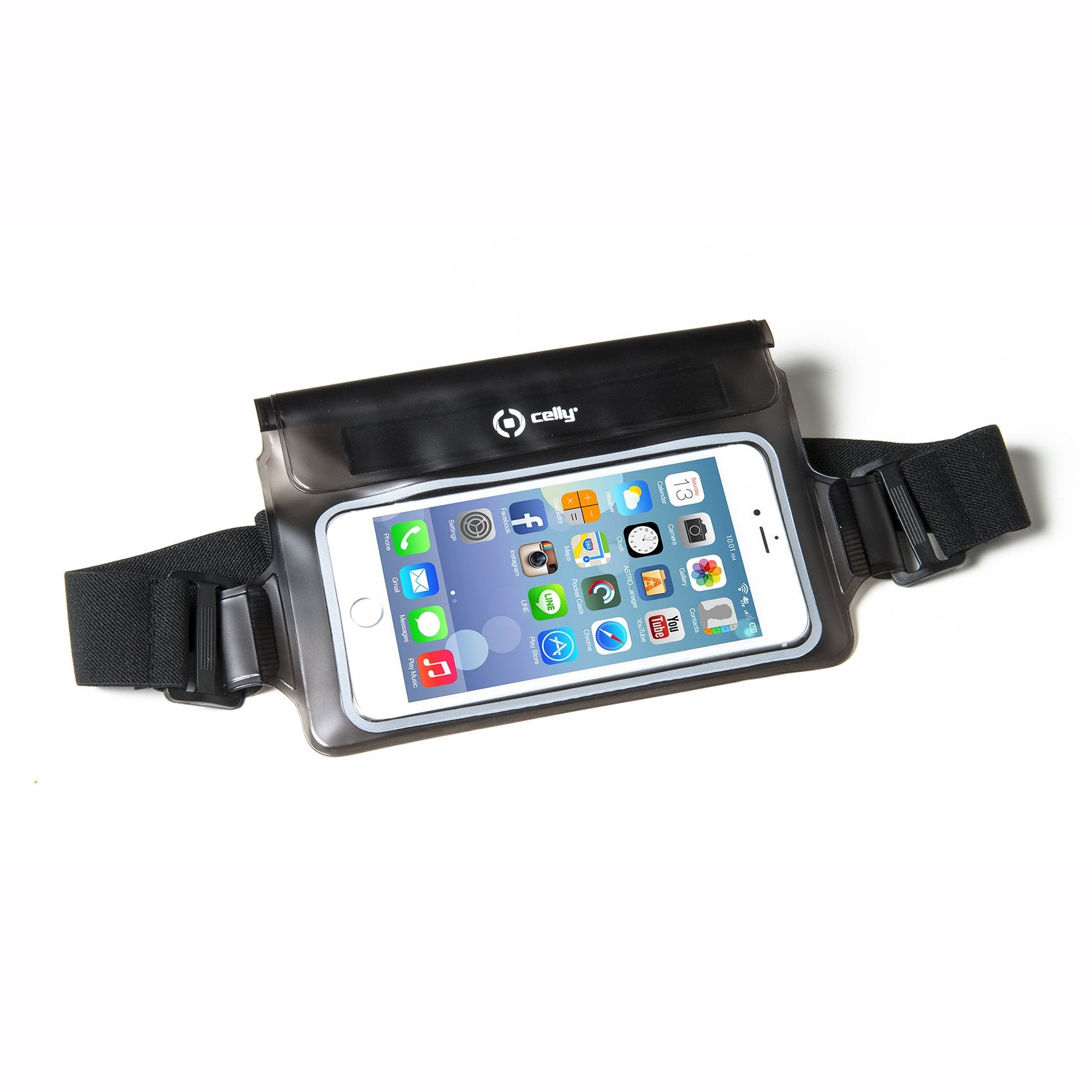 Celly 5.7 inch Belt Plastic Waterproof for SmartPhone Black