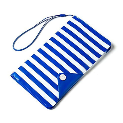 Celly SPLASHWALLETBL Waterproof Cover for Smartphones Upto 5.7-Inch - Blue