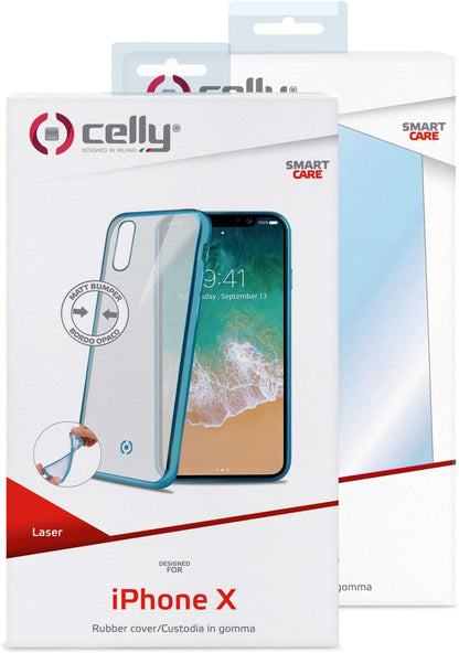 Celly Laser Matt Case for Apple iPhone X Orange