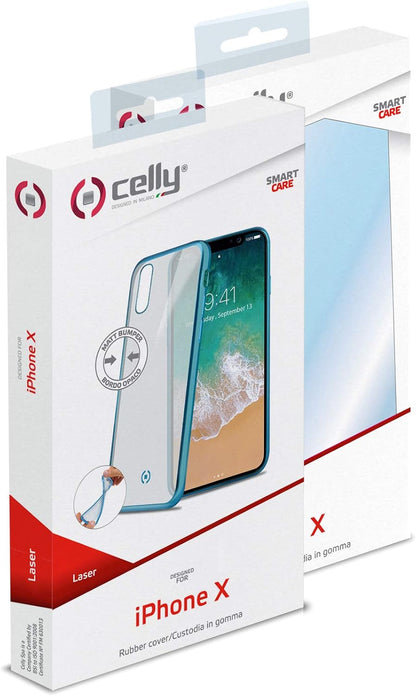 Celly Laser Matt Case for Apple iPhone X Orange