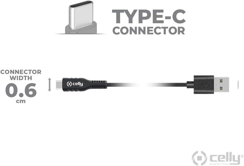 Celly - USB Type C Cable 2 m