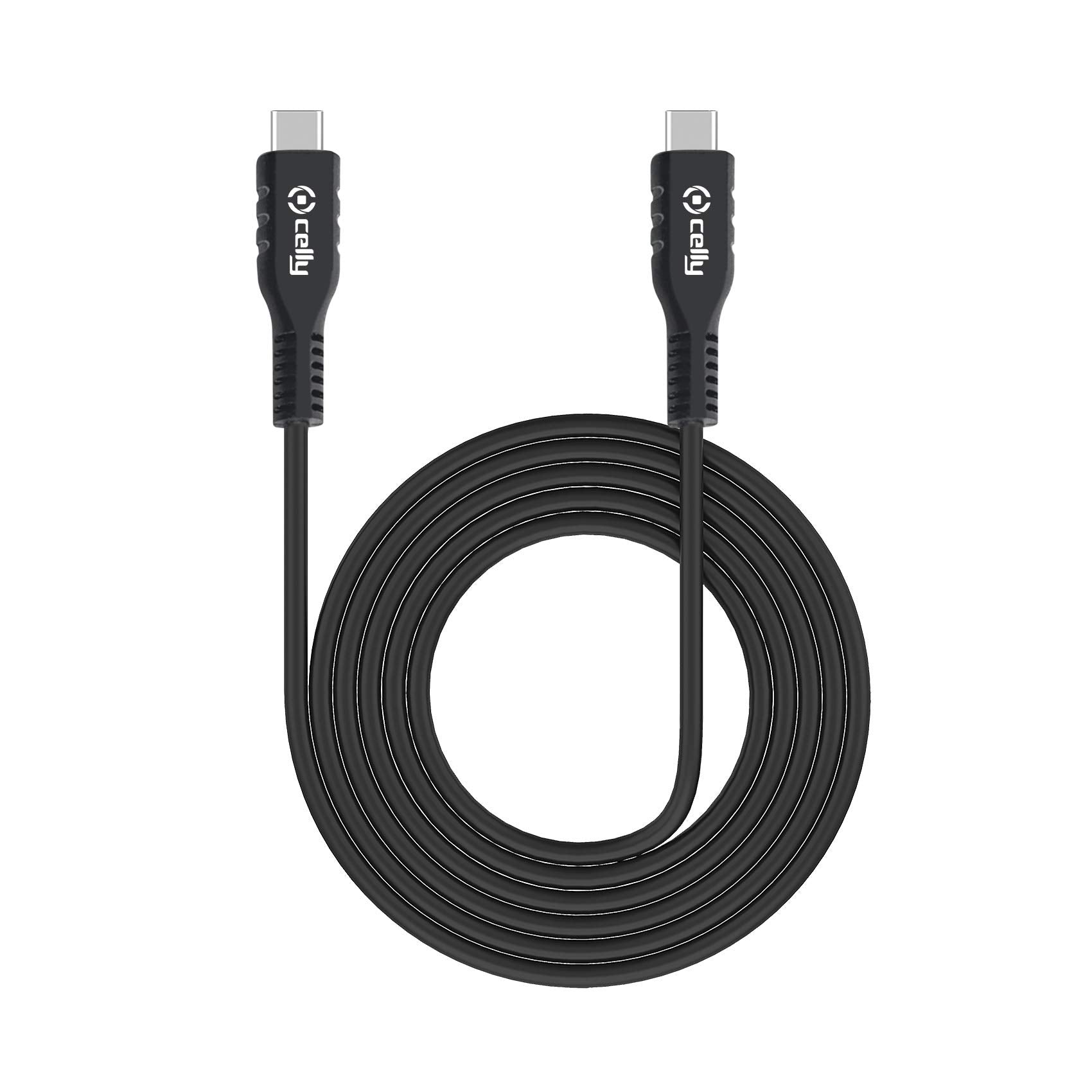 Celly - USB-C to USB-C cable, black