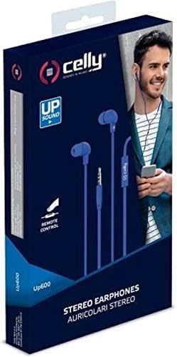 Celly UP600BL headphones/headset Wired In-ear Calls/Music Blue