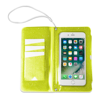 Celly Splash 15.8 cm (6.2") Yellow Wallet Case for Mobile Phones (Wallet Case, Universal, 15.8 cm (6.2"), Yellow)