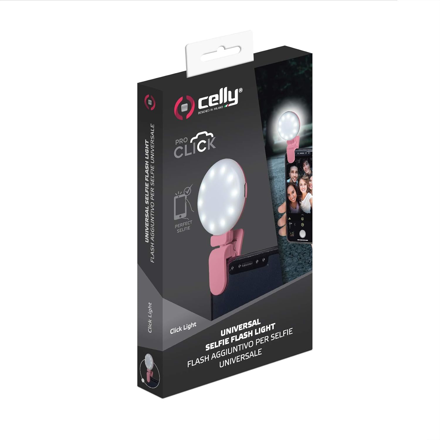 Universal Flash Light Unit for Selfie L pink