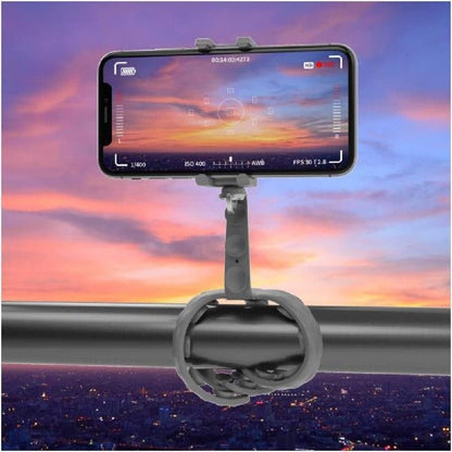 Celly Squiddy Flexible Tripod for Smartphones up to 6.2 Inches and Cameras gray