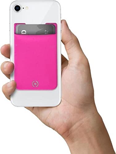 Celly card slot with adhesive