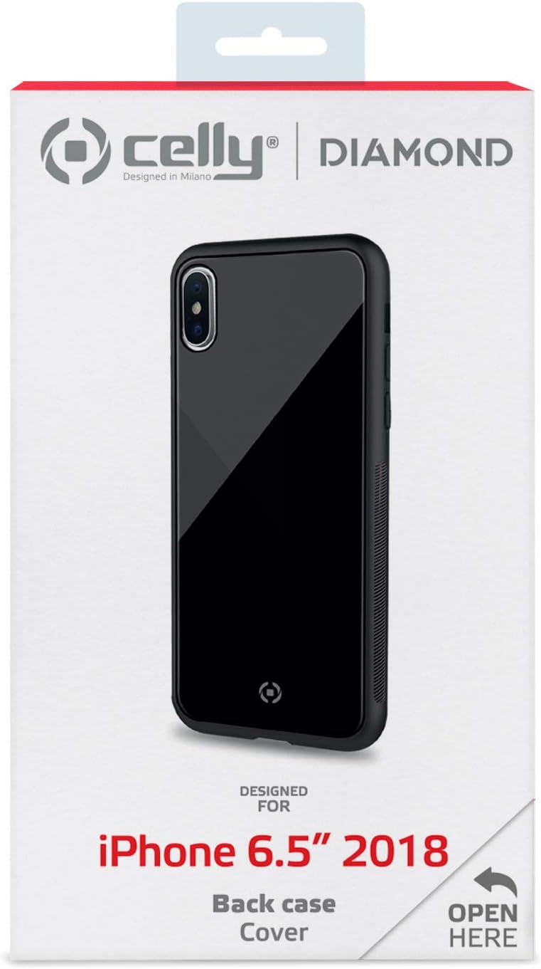 Celly Diamond Protective Case for iPhone XS Max - Black