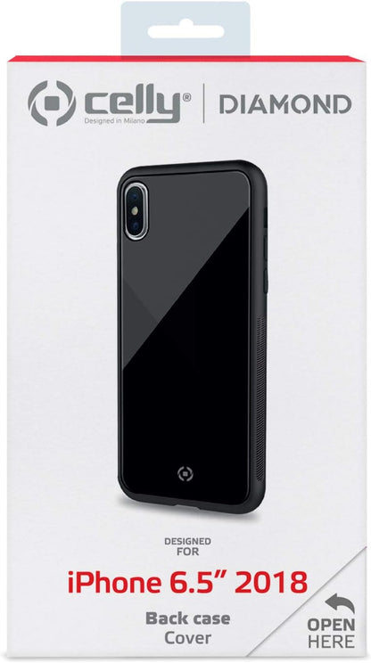 Celly Diamond Protective Case for iPhone XS Max - Black