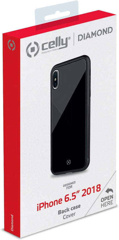 Celly Diamond Protective Case for iPhone XS Max - Black