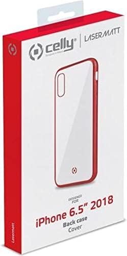 Celly Laser Matt iPhone XS Max Red