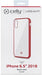 Celly Laser Matt iPhone XS Max Red