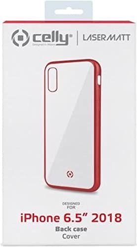 Celly Laser Matt iPhone XS Max Red