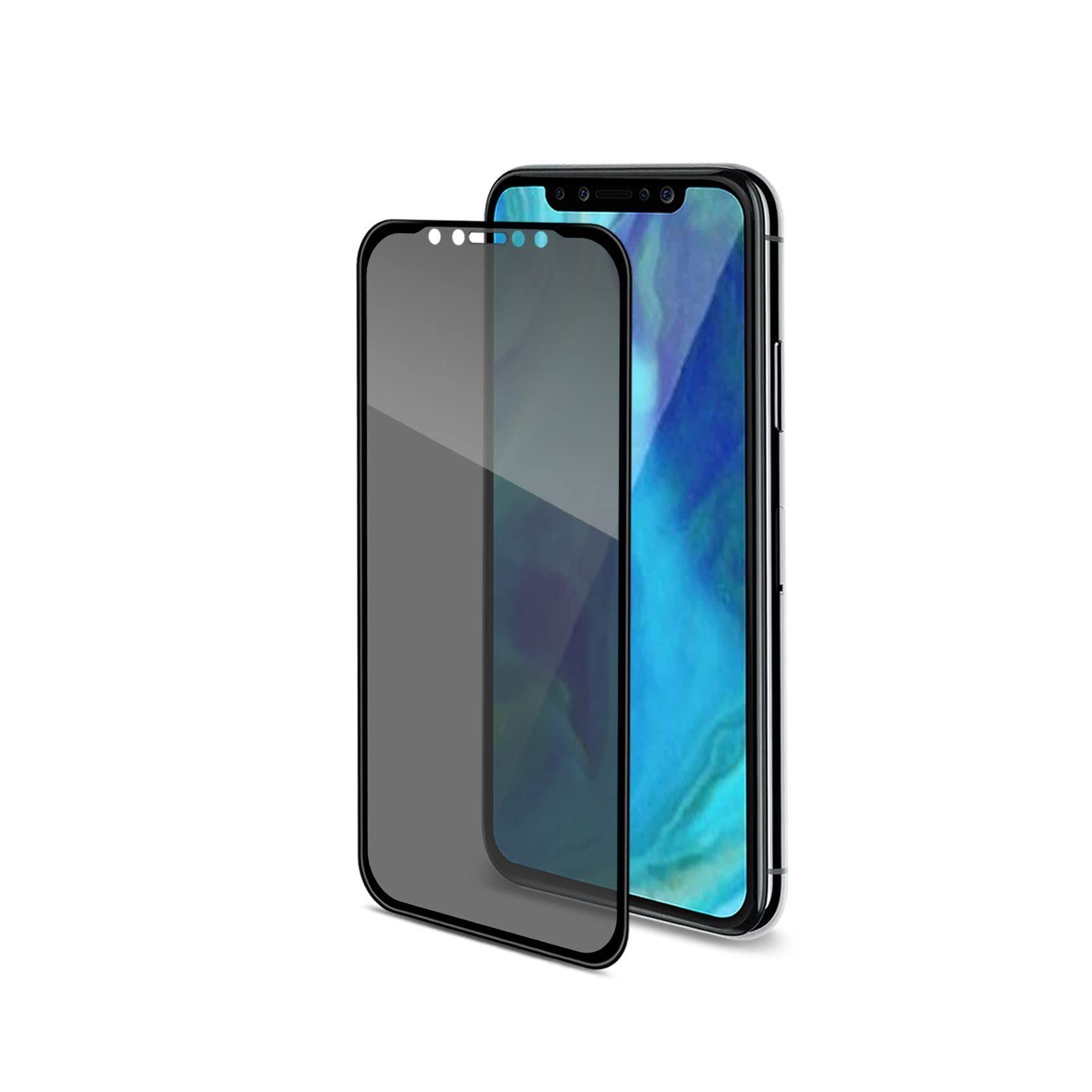 Celly - Privacy 3D iPhone XS Max Black
