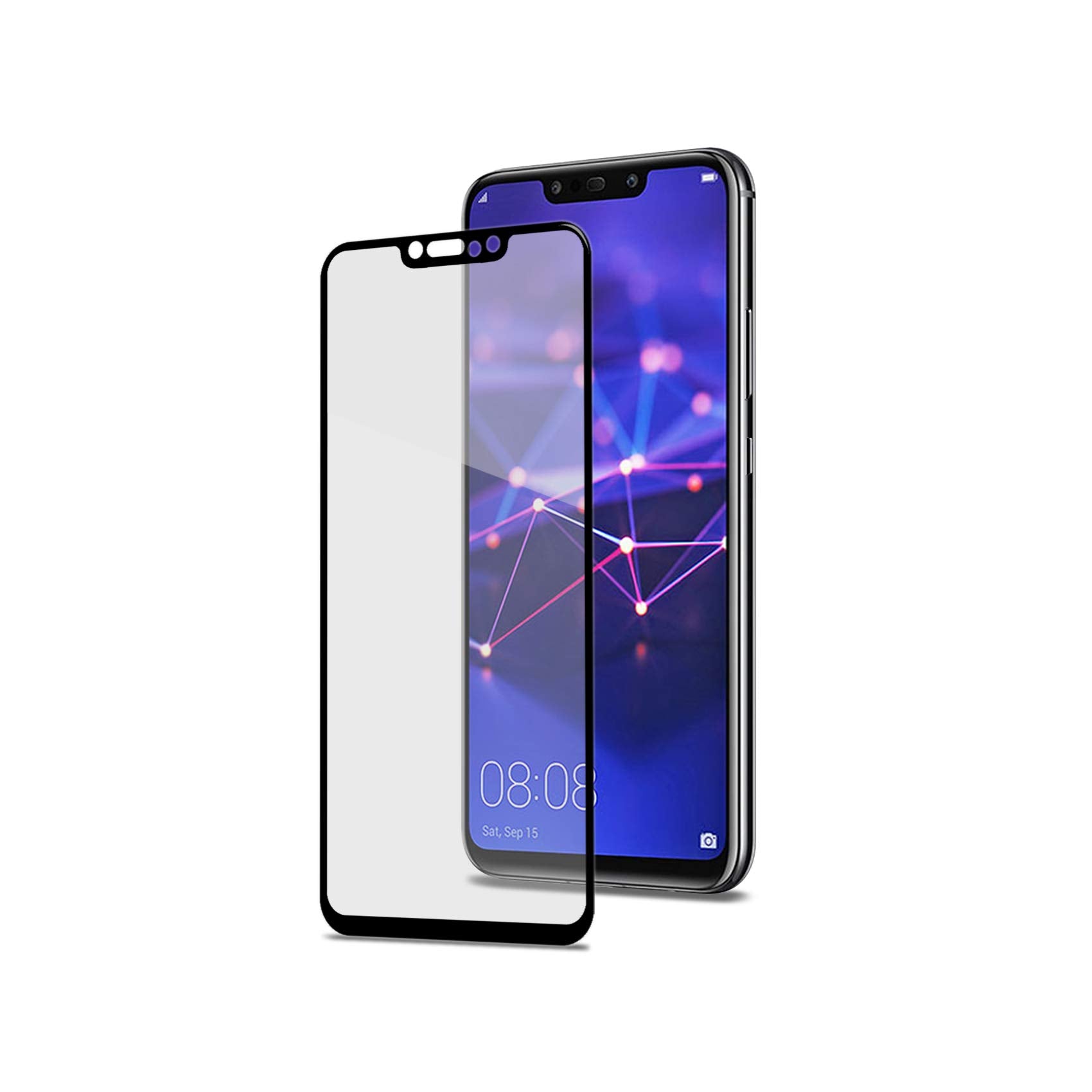 Celly-Full Hammer Glass Mate 20 Lite Black